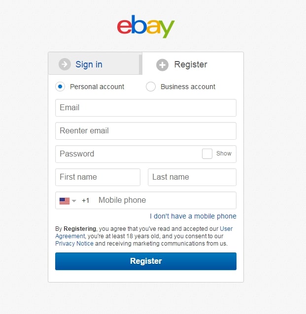 mua hàng ebay