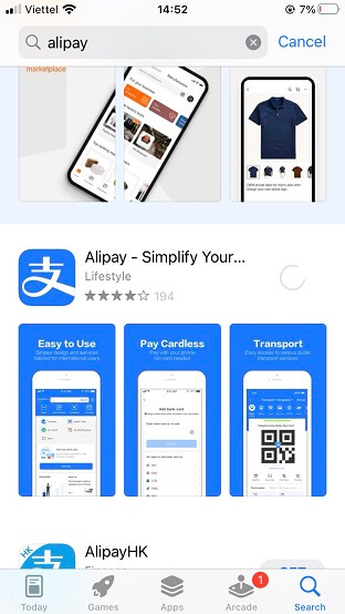 app alipay